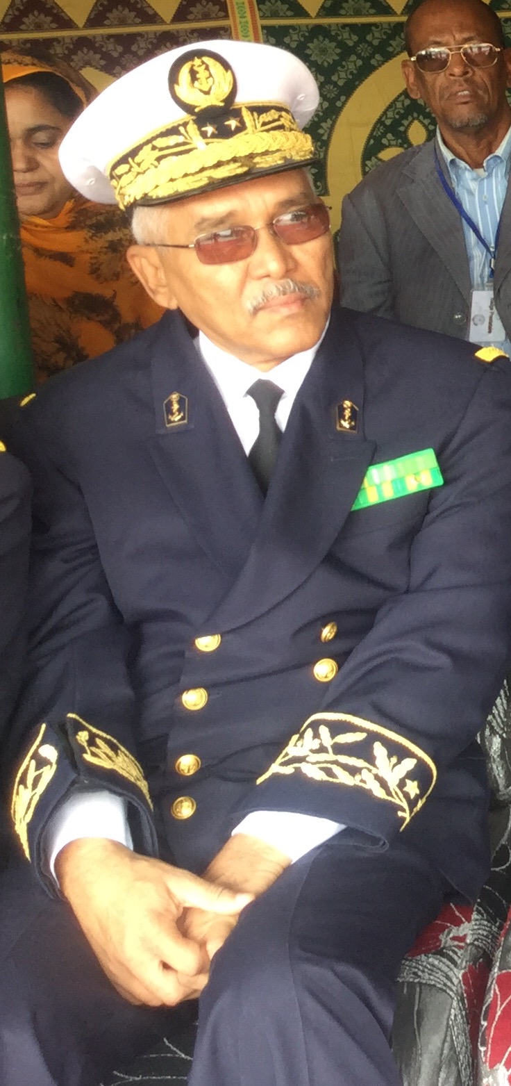 القئد العام للقوات البحرية الموريتانية الأدميرال أسلك ولد الولي 