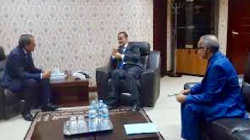الإجتماع الذي احتضنه مكتب وزير الخارجية الموريتاني