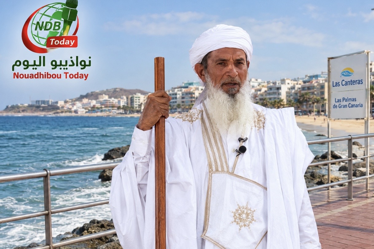 امام موريتاني يثير انتباه مرتادي "شاطئ لاكانتيراس"